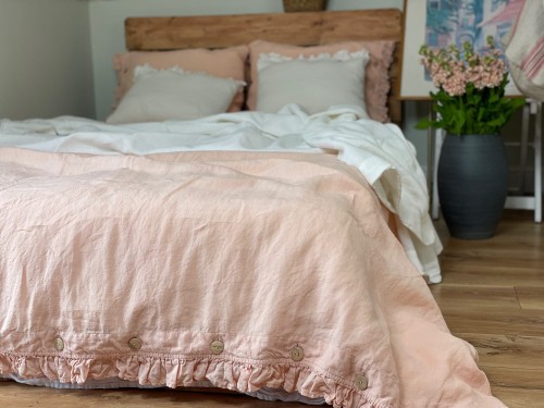 komplet pościel z lnu - 100% lnu - poszewki szyte na miarę.jpeg