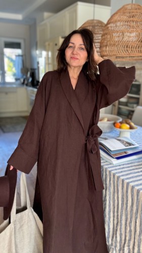 lniane kimono brown- szyte lokalnie, len oeko Tex.jpeg